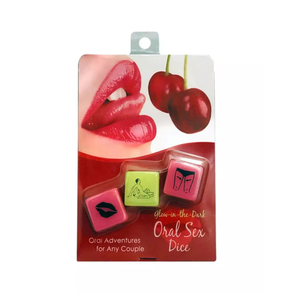 Jeu de des sexe oral glow in the dark Kheper Games - 3 des phosphorescents preliminaires couple cadeau coquin