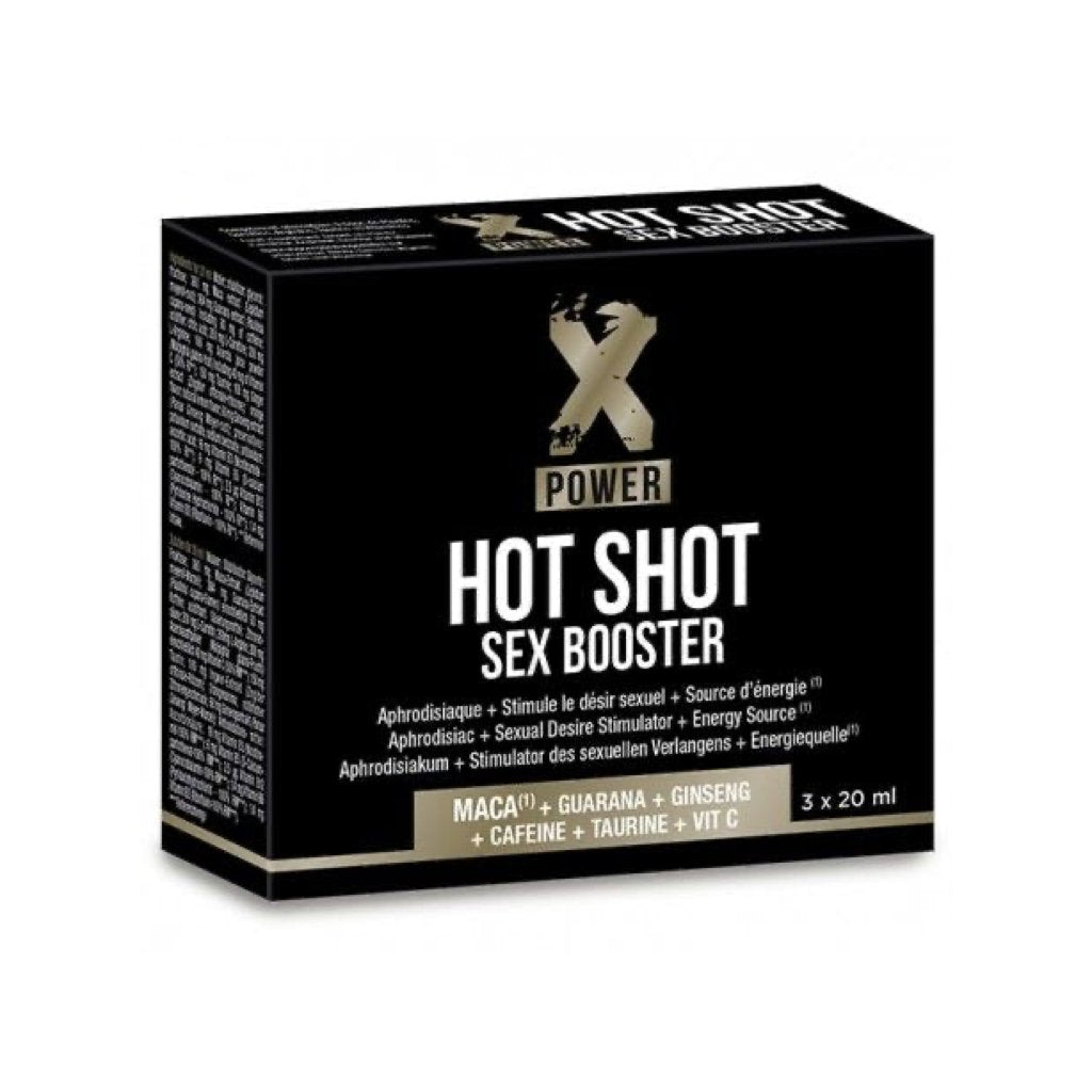 Hot Shot Sex Booster XPOWER - Stimulant libido rapide Secrets de Geishaa