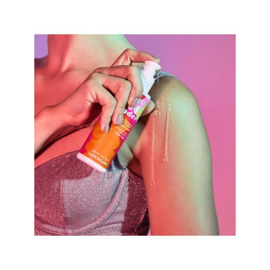 Huile massage chauffante 100ml - Détail texture chauffante Secrets de Geishaa