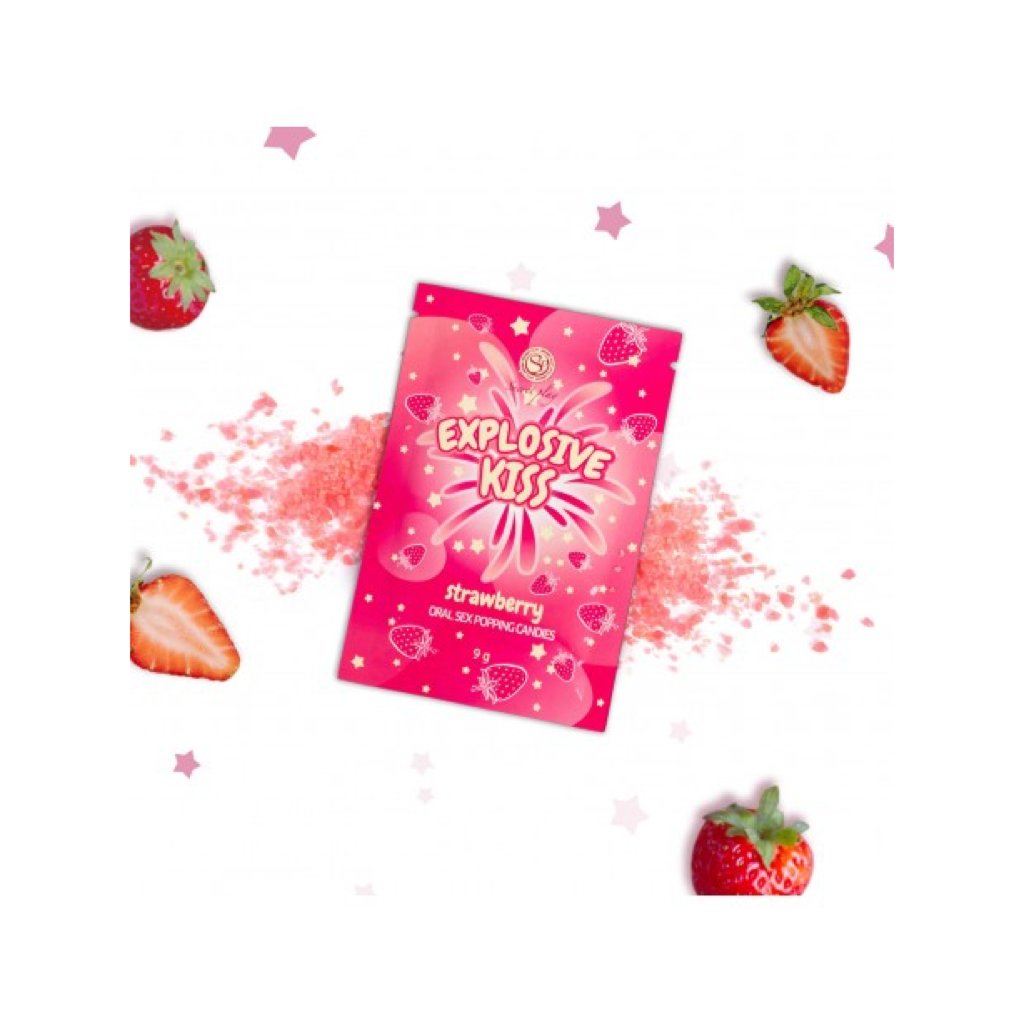 Bonbons pétillants sexe oral - Format sachet pratique Secrets de Geishaa