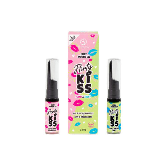 Duo Spray Plaisir Oral Fraise Menthe - Détail 2 saveurs Secrets de Geishaa
