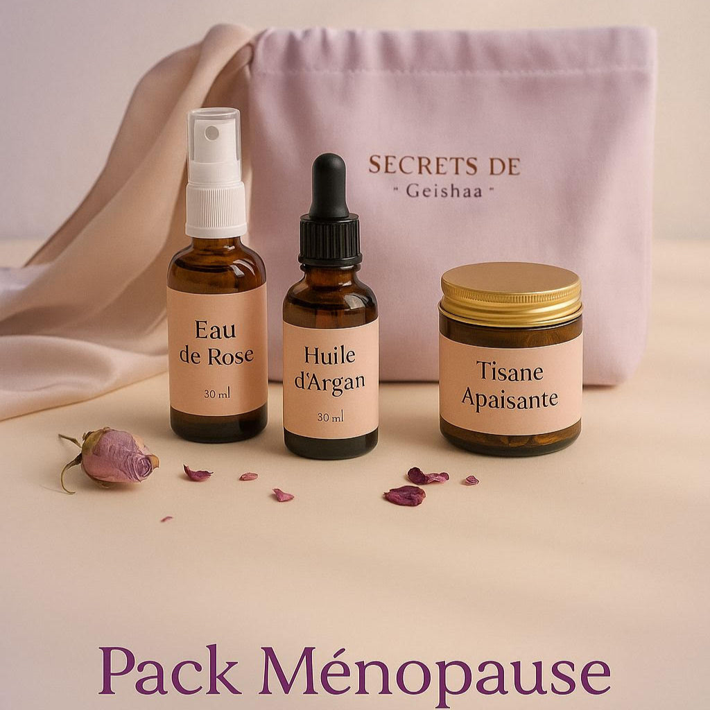 Kit Ménopause - Vue principale accompagnement féminin Secrets de Geishaa