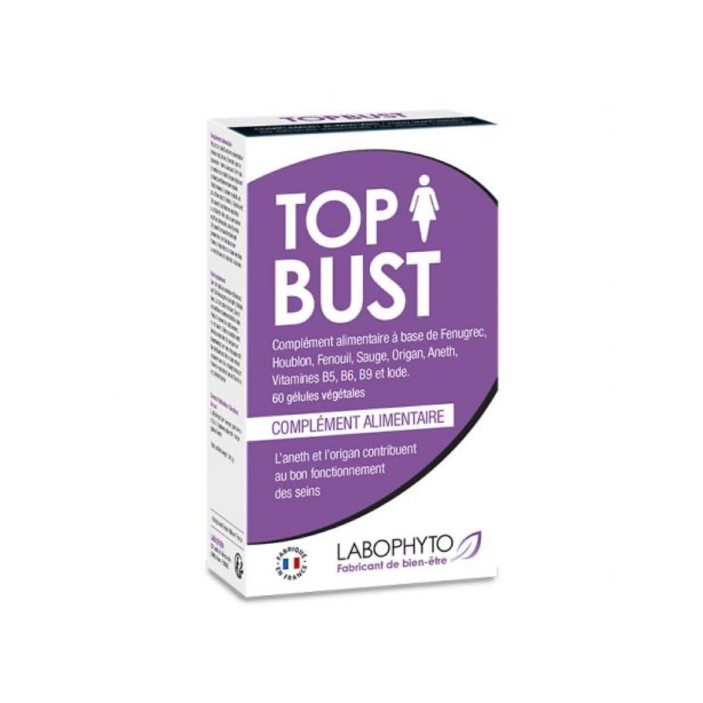 Gélules Topbust 60 - Complément raffermissant poitrine Secrets de Geishaa