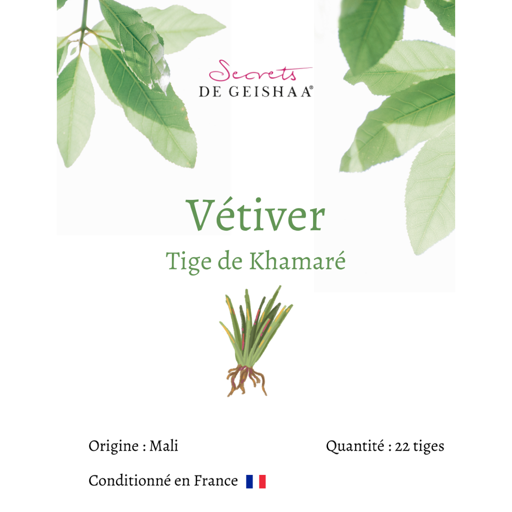 Khamaré Vétiver - Utilisation fumigation intime Secrets de Geishaa