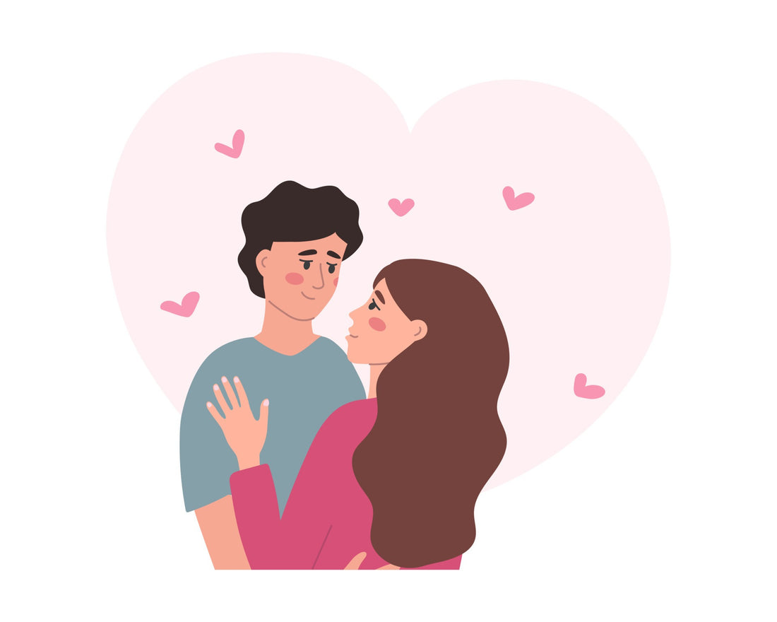 Câlins dans les couples