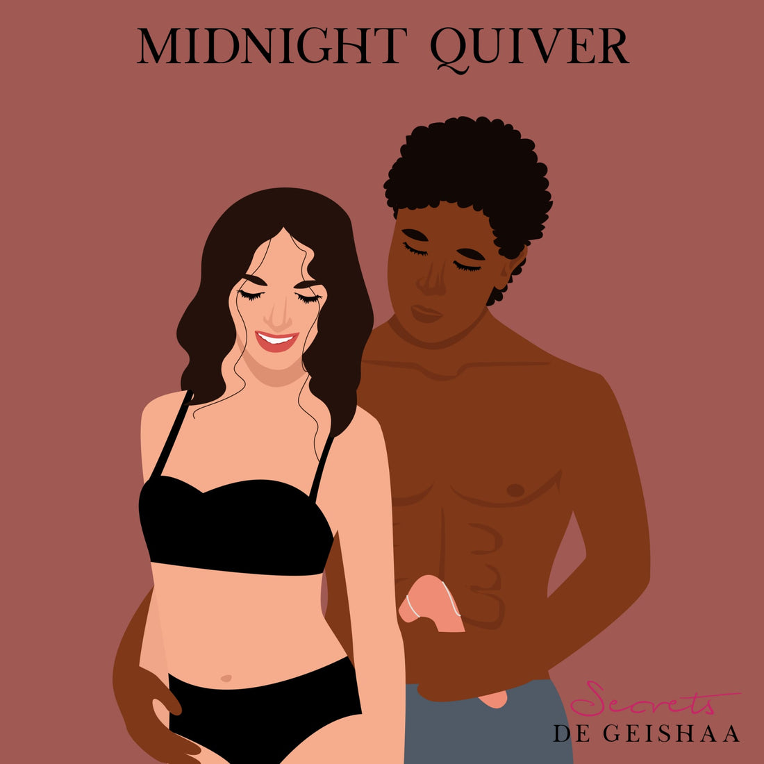 Le stimulateur clitoridien polyvalent – Midnight Quiver - Secrets de Geishaa