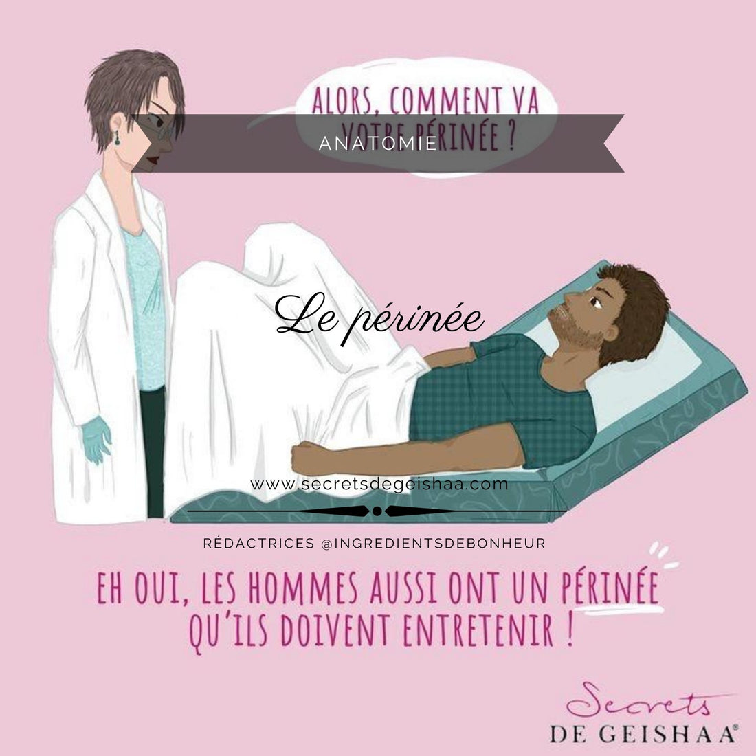 Le périnée même chez les hommes | Secrets De Geishaa