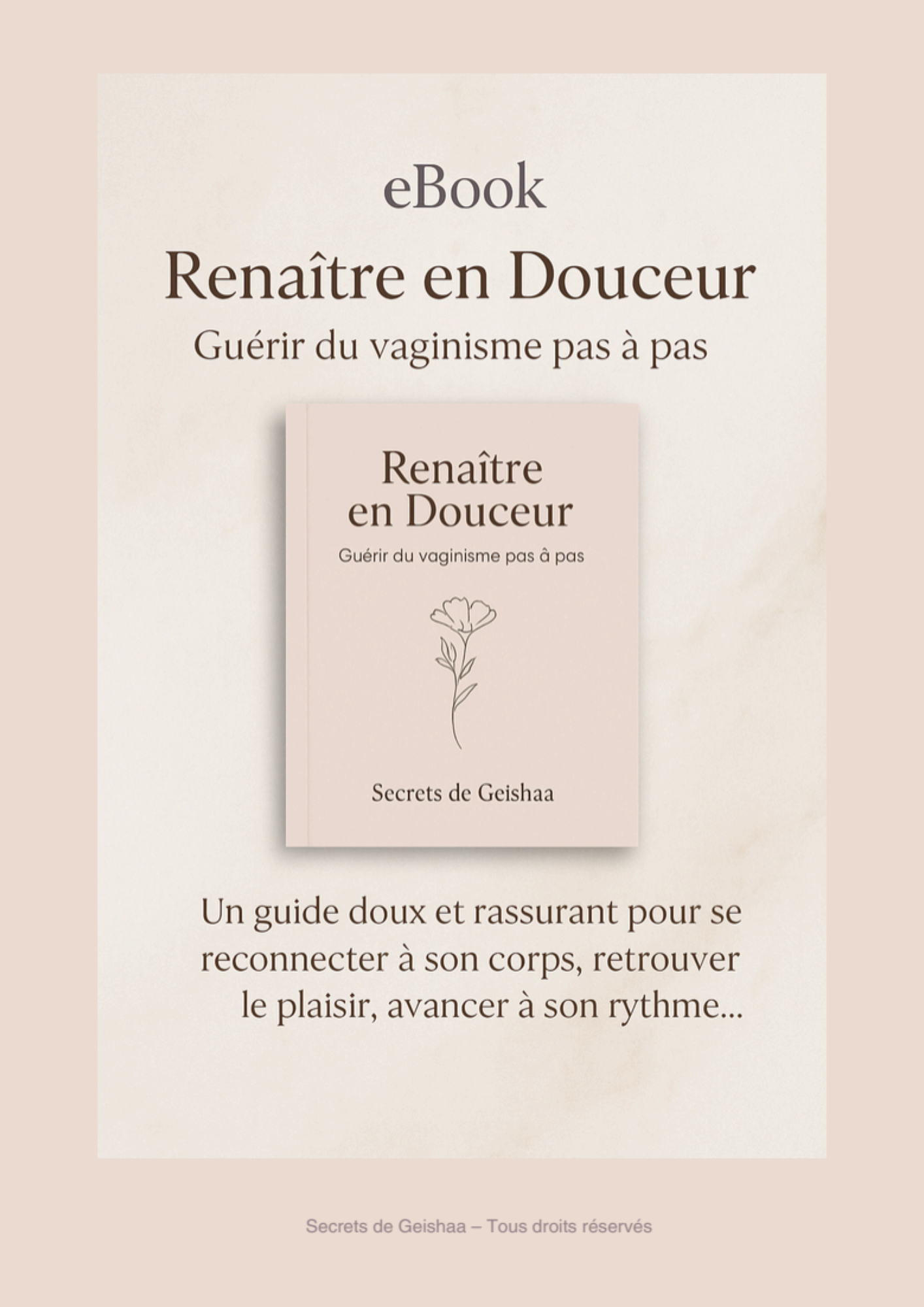 Ebook Guérir du vaginisme pas à pas - Renaître en douceur