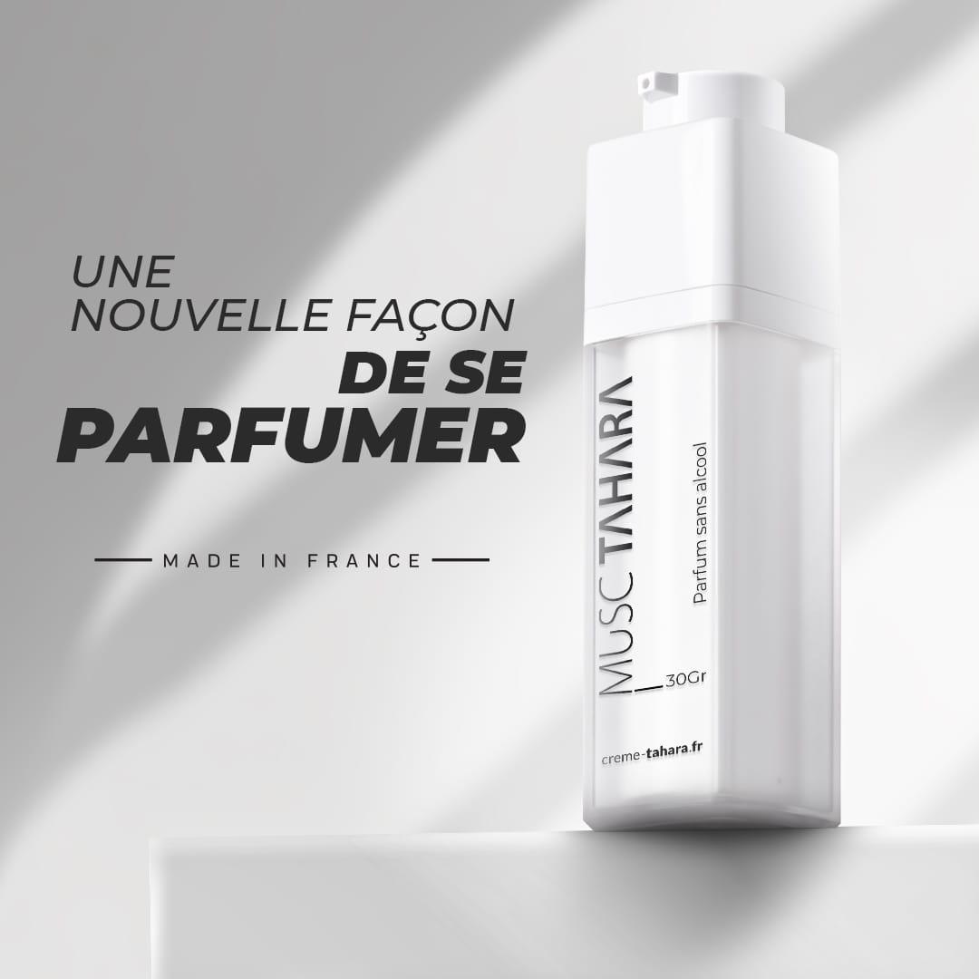 Musc Intime Naturel Tahara — Flacon Pompe 30g · Sans Alcool · Made in France
