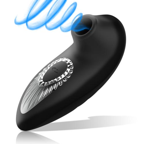 Drake Deluxe stimulateur clitoridien a succion 10 modes silicone noir waterproof IPX7