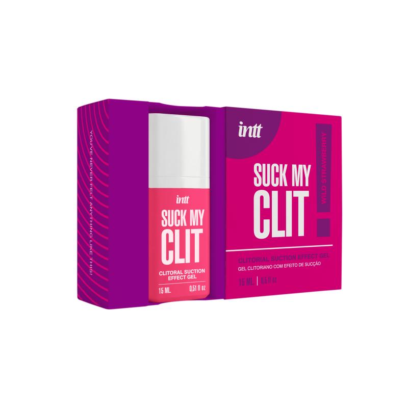Suck My Clit intt - flacon airless gel excitant clitoris parfum fruite 15ml