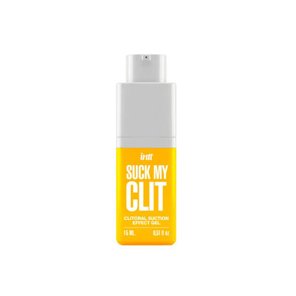 Suck My Clit intt - packaging boite gel clitoridien effet caresse orale aromatise