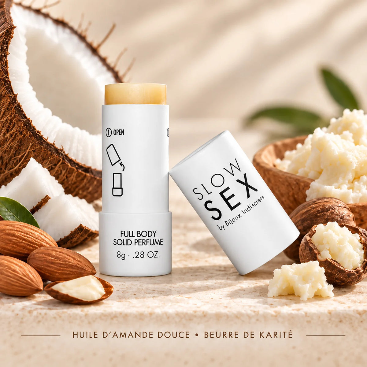 Musc solide parfum coco – sans alcool –