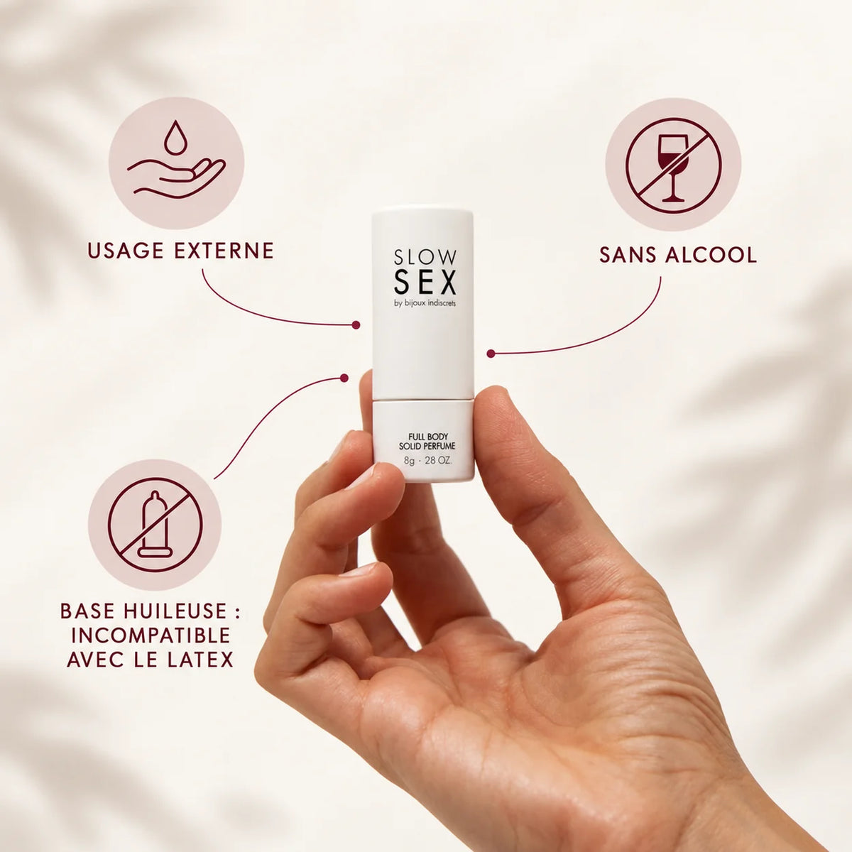 Musc solide parfum coco – sans alcool –