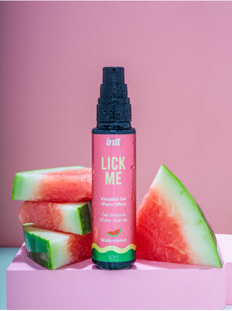 Gel embrassable saveur pasteque effet chaud sexe oral - Secrets de Geishaa