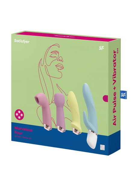 Coffret 4 vibromasseurs satisfyer