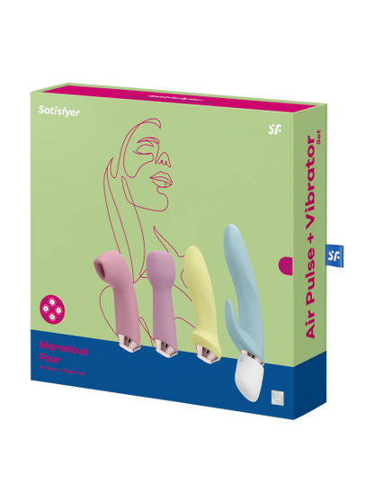 Coffret 4 vibromasseurs satisfyer
