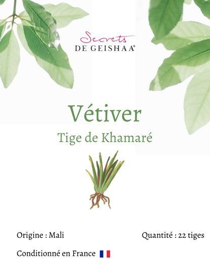 Khamaré ( vétiver )infusion odeur intime