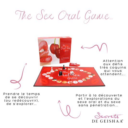 Jeu coquin - The oral sex game - le Jeu du sexe oral pour fellation et cunnilingus - Secrets de geishaa