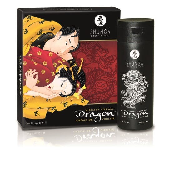 Crème de virilité Dragon - Shunga - Secrets de Geishaa